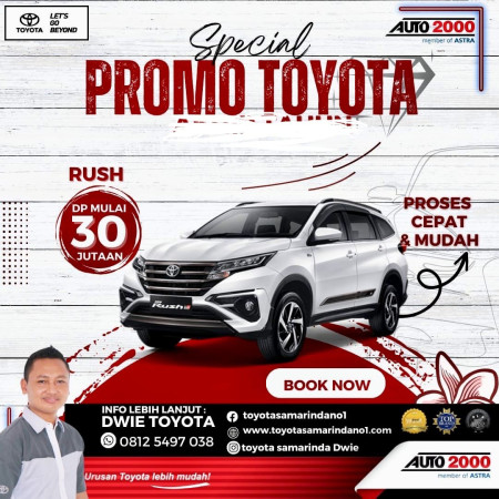 Promo Toyota Rush DP Mulai Dari 30Jutaan