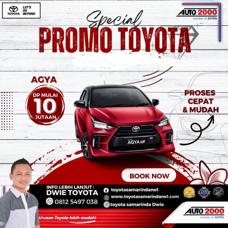 Promo Toyota Agya DP Mulai 10Jutaan