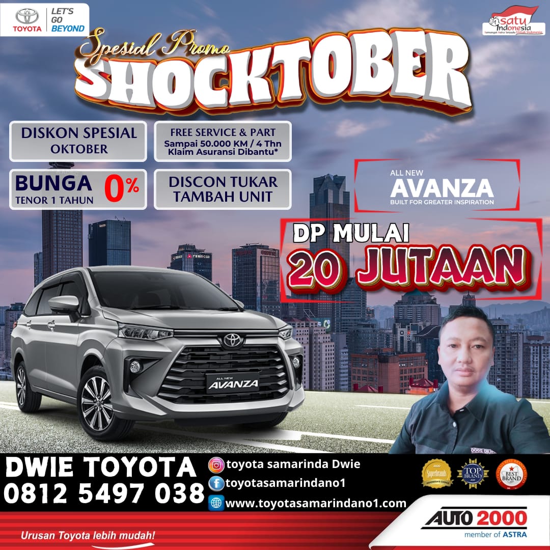 Promo Toyota Avanza DP mulai 20jt